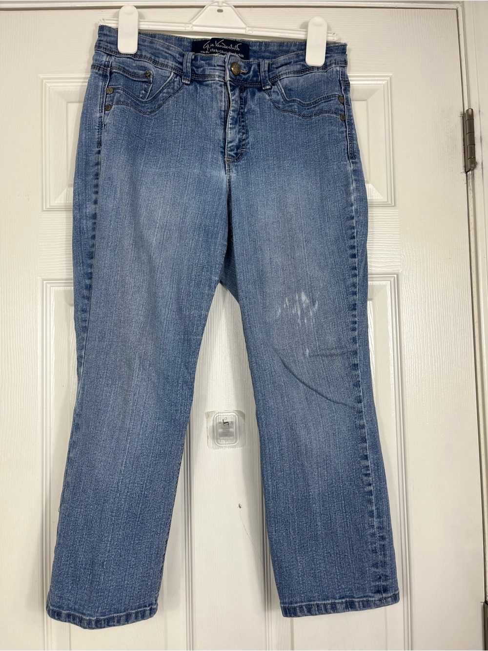 Gloria Vanderbilt Amanda Jeans Size 8 Medium Wash Straight Leg Classic Fit